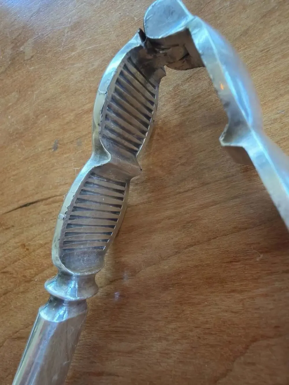 VINTAGE ORNATE SILVER‎ PLATED SHELL FISH CRAB LOBSTER TOOL NUT CRACKER